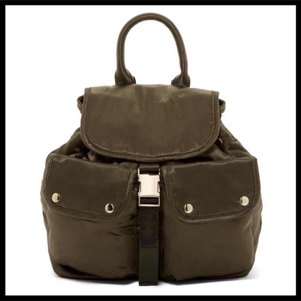 STEVE MADDEN SATIN DUO POCKETS MINI BACKPACK - Picture 2 of 8